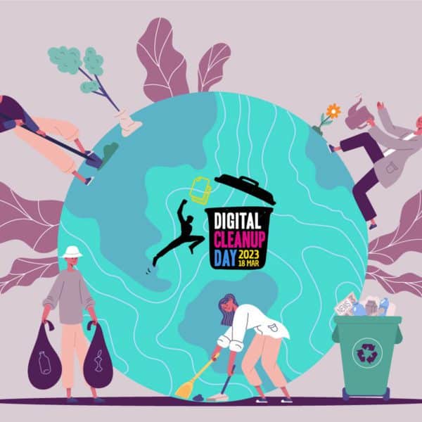 notre agence est partenaire de la Journée mondiale Digital Clean-up day