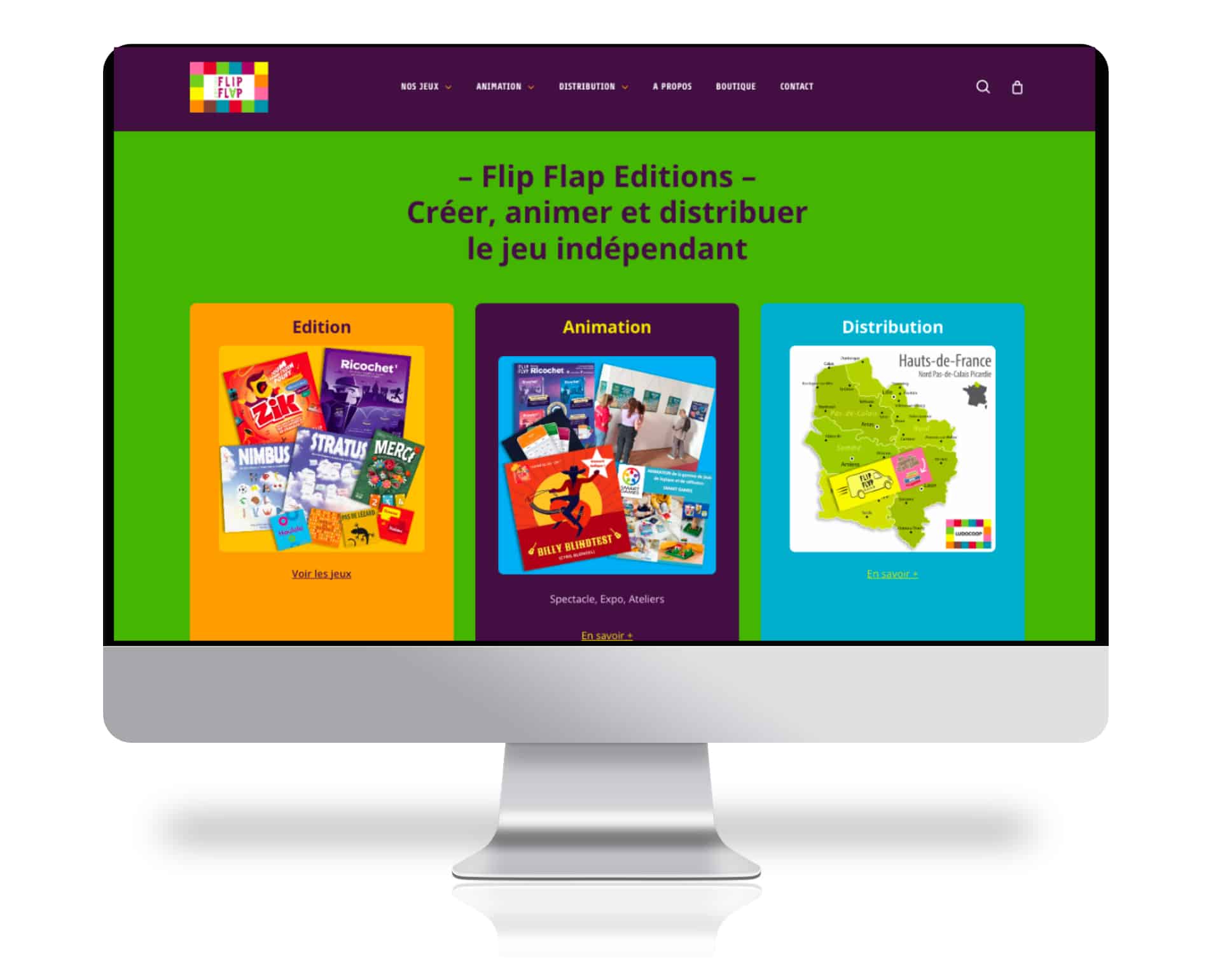 Refonte du site Flip Flap Editions